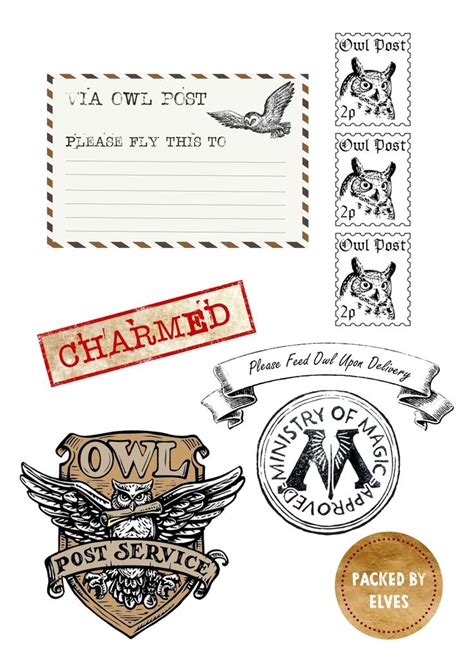 Harry Potter Owl Post Printable